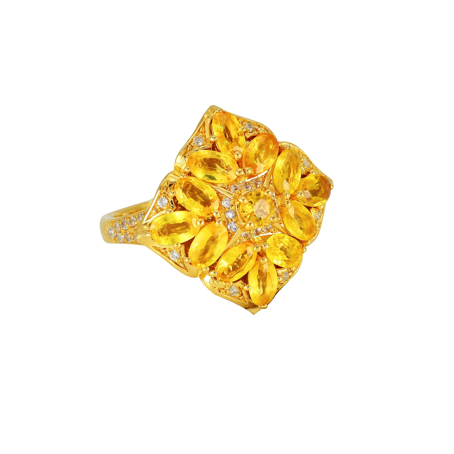 Stand out and Shine - Sapphire Cushion Ring