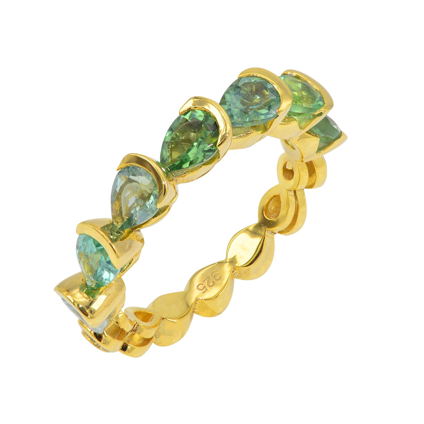 Minimalism - Tourmaline layered Ring