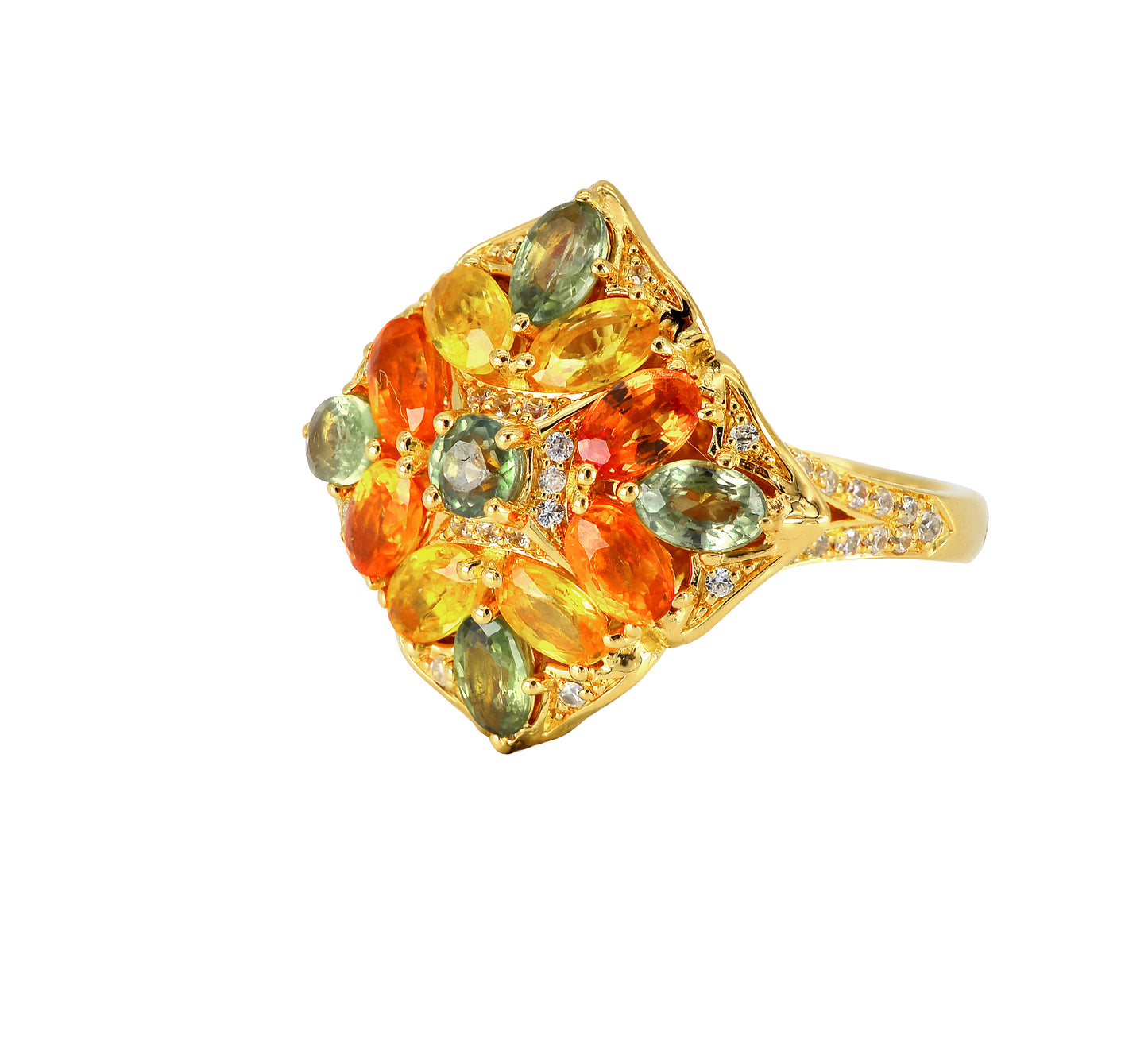 Stand out and Shine - Sapphire Cushion Ring