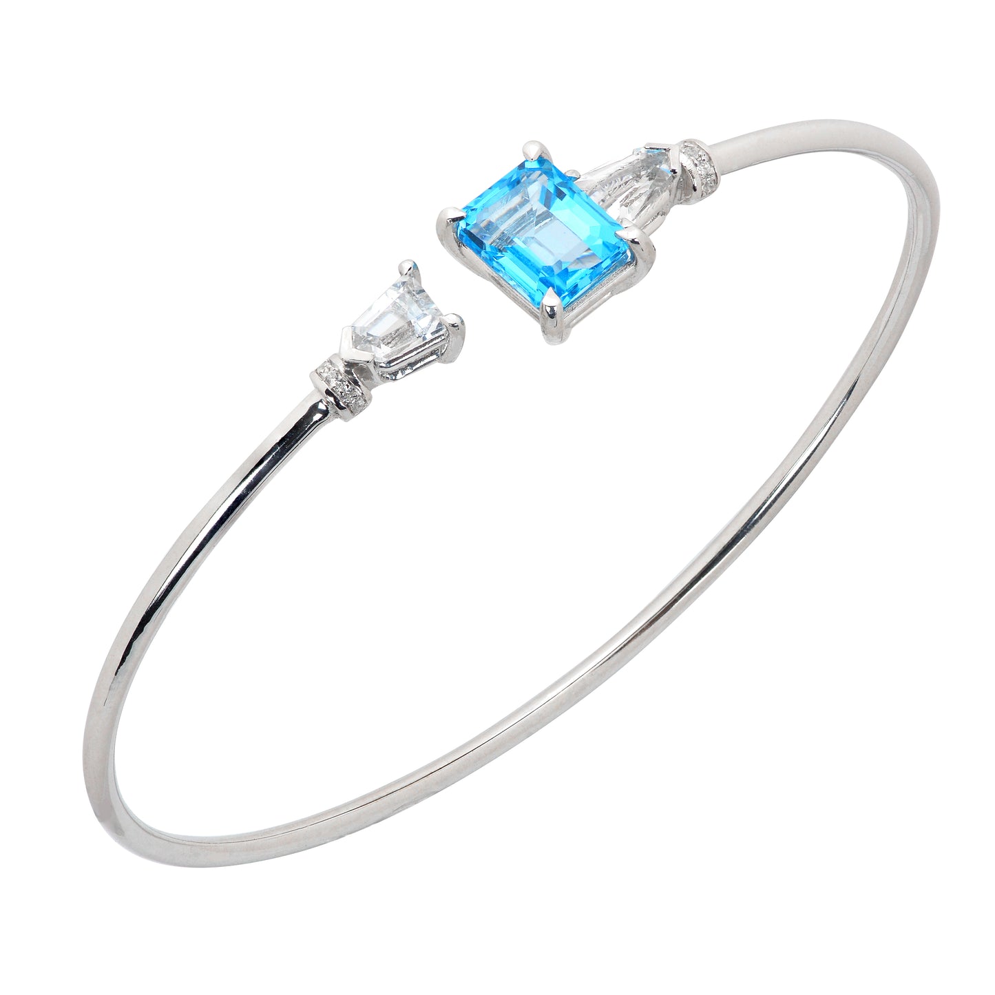 Live in Colors - Sky Blue Topaz Bangle