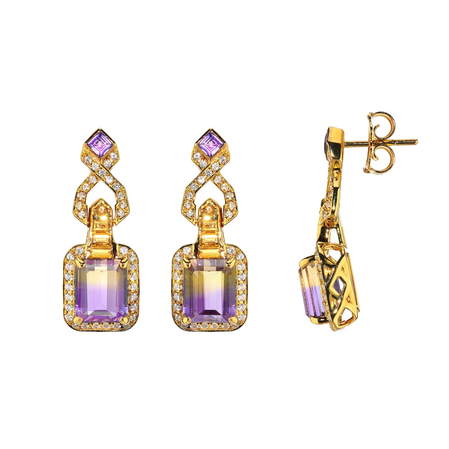 Stand out & Shine - Ametrine Earrings
