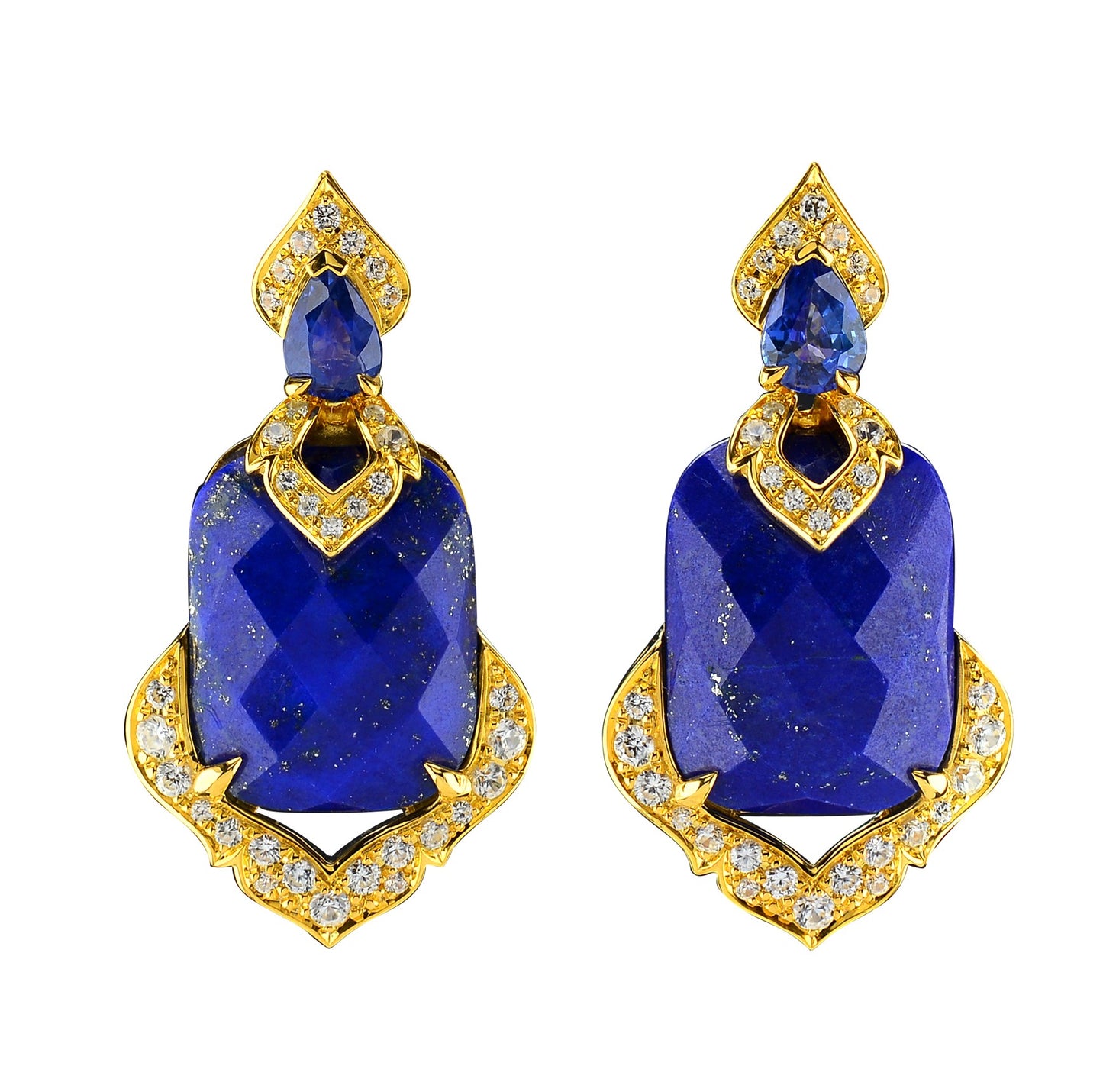 Stand out & Shine - Lapis Lazuli Earrings