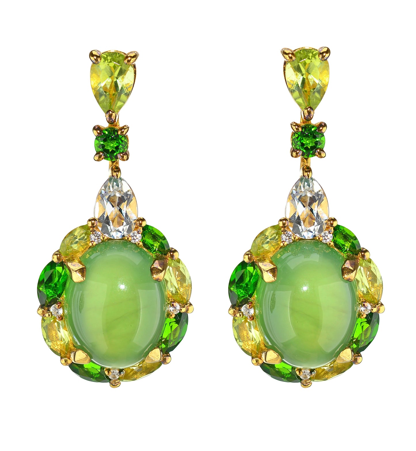 Stand out & Shine - Serpentine Dangling Earrings