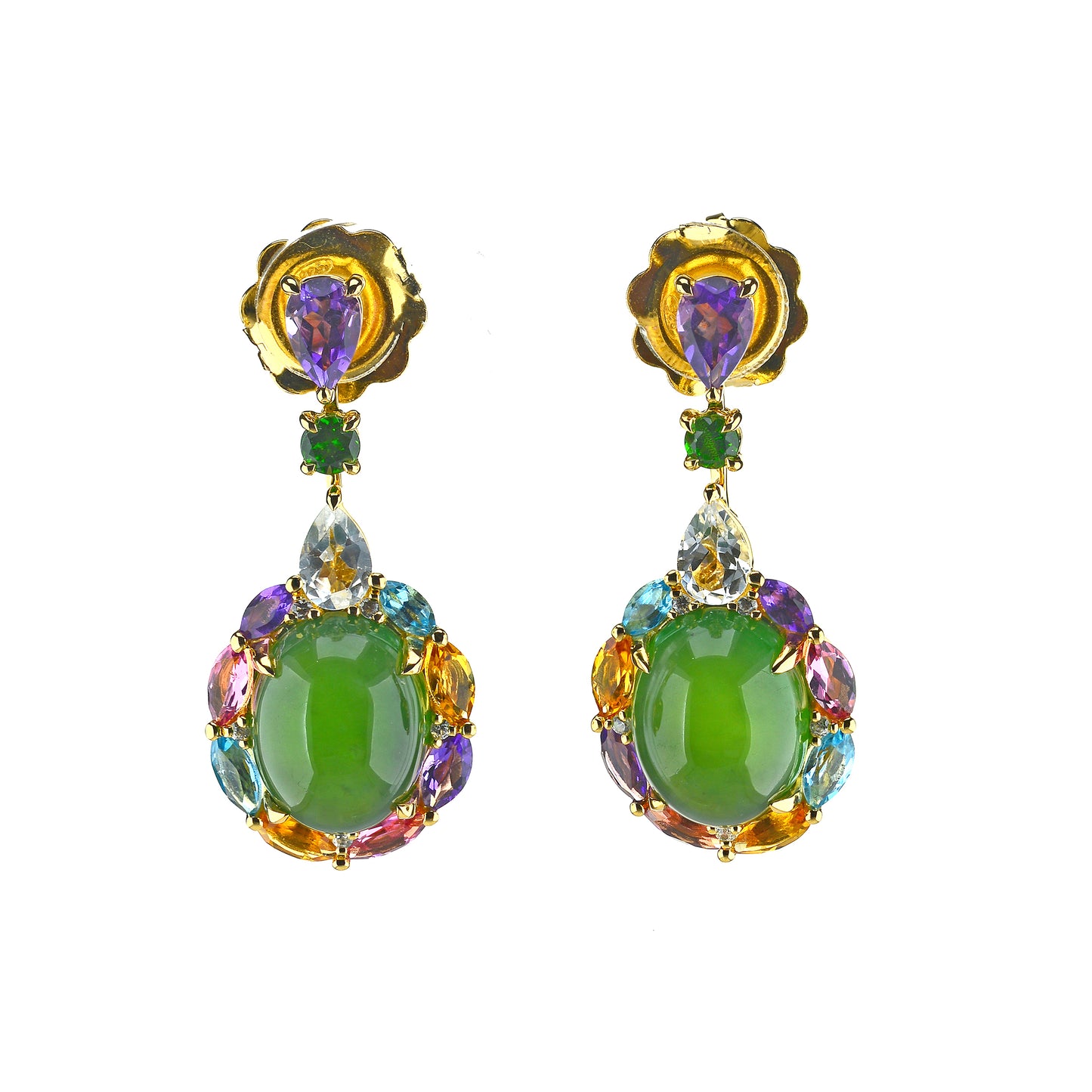 Stand out & Shine - Serpentine Dangling Earrings