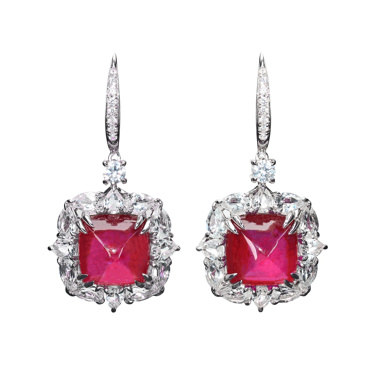 Stand out & Shine - Ruby Earrings