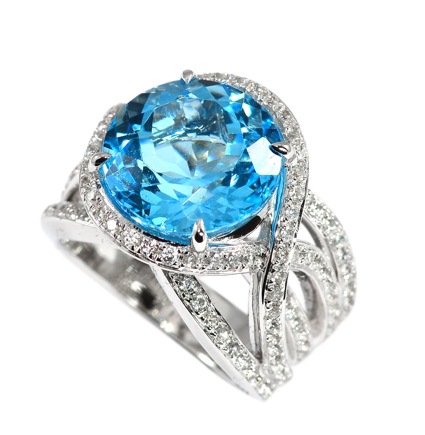 Stand out & Shine - Citrine, Amethyst, Blue Topaz Princess Rings