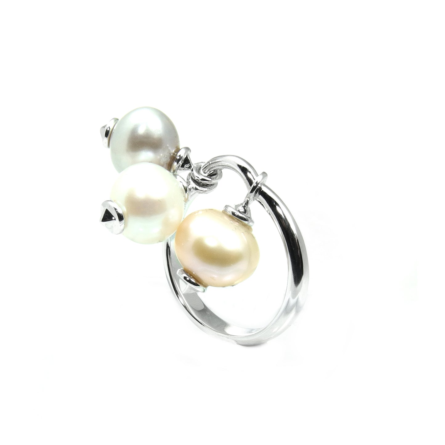 Minimalism - Single, Double, Triple Freshwater Pearl Ring