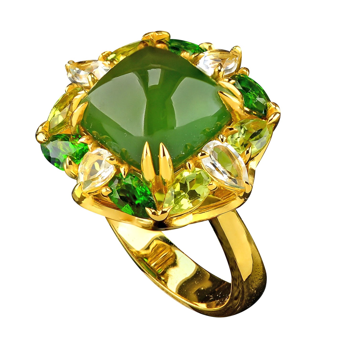 Stand out & Shine - Serpentine Cluster Rings