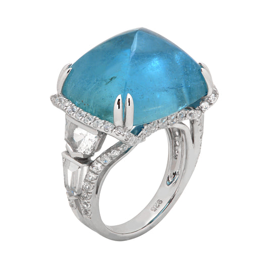 Stand out & Shine - Aquamarine Ring