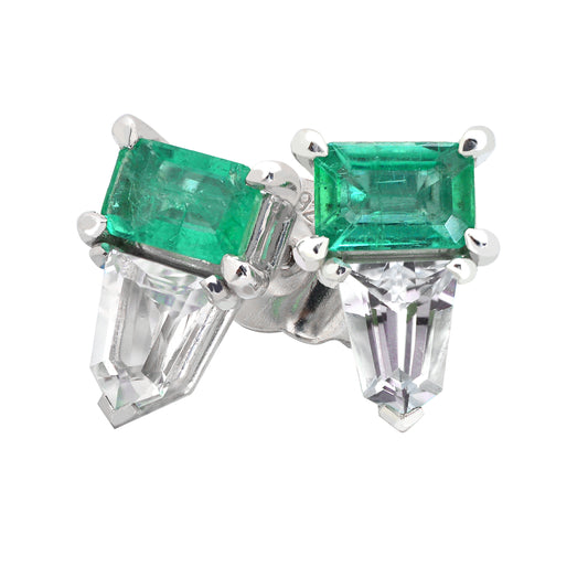 Live in Colors - Emerald Earrings