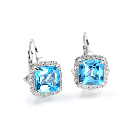 Live in Colors - Sky Blue Topaz Earrings