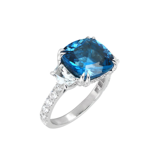 Live in Colors - London Blue Topaz Ring