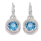 Stand out & Shine - Citrine, Amethyst, Blue Topaz Dangling Earrings