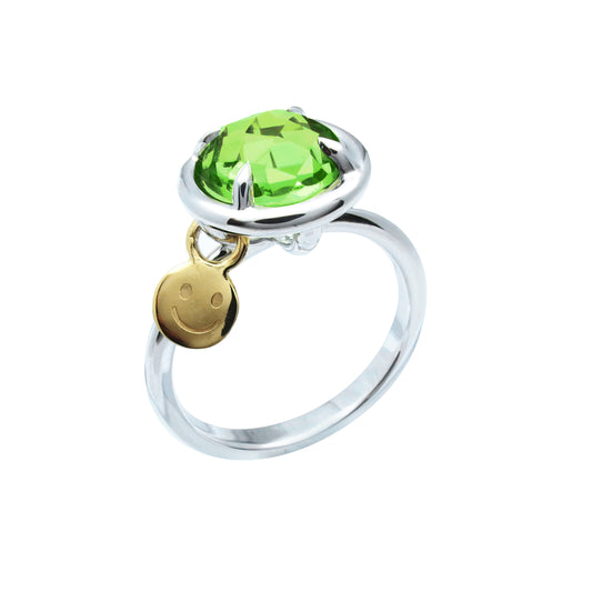 Live in Colors - Round Selectable Gemstone Tagged Ring