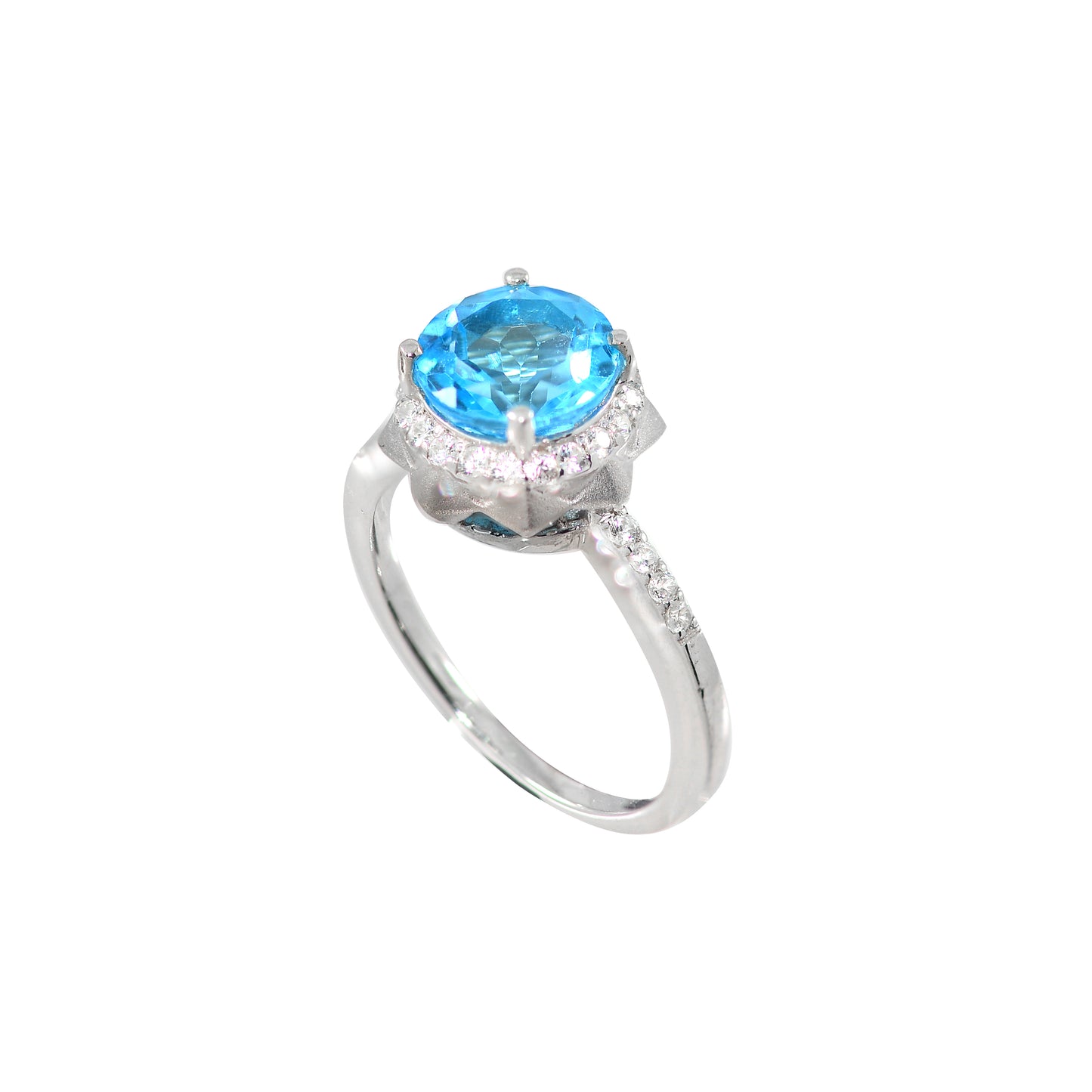 Live in Colors - 8 mm Topaz or Ruby Princess Ring