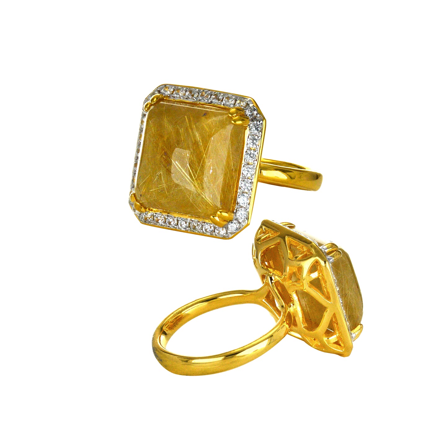 Stand out & Shine - Rutilated Quartz Ring