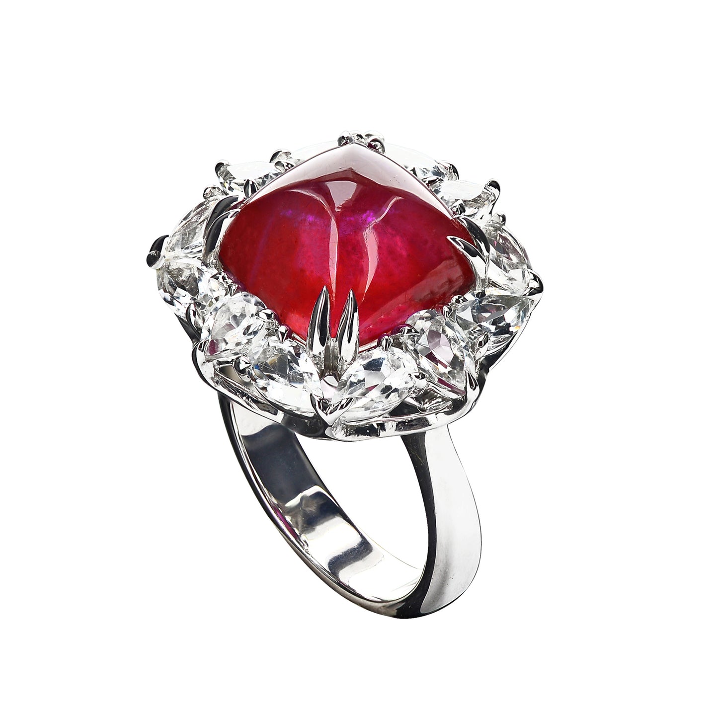 Stand out & Shine - 11*11 mm Ruby Ring